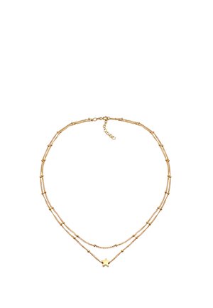 CHOKER LAYER LOOK STAR - Grandinėlė - gold-coloured