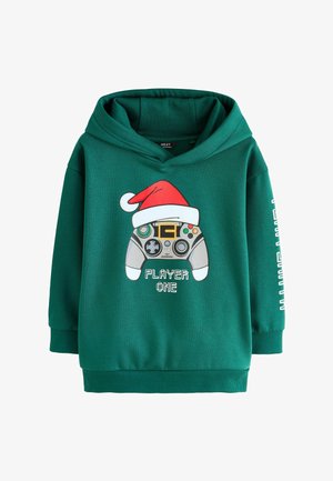 REGULAR FIT - CHRISTMAS - Sportinis megztinis - green controller