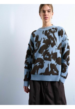 TSSTACY - Striktrøje - blue iolite