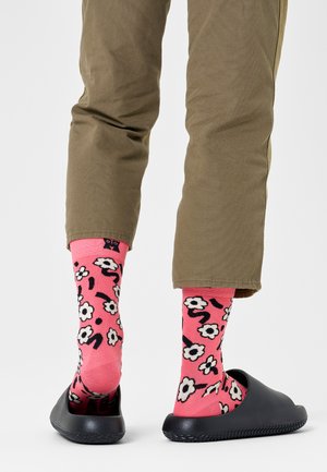 Happy Socks Sokken - pink flowers