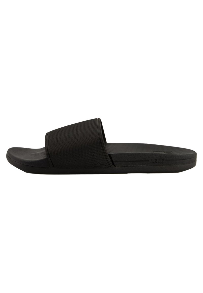 Sandales Reef Pour Femmes Fanning Noir - Neuf Avec Emballage, Semelle Avec Décapsuleur, Matière Textile, Décontracté