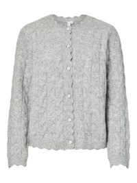 YASBUBERA CARDIGAN - Cardigan - light grey melange