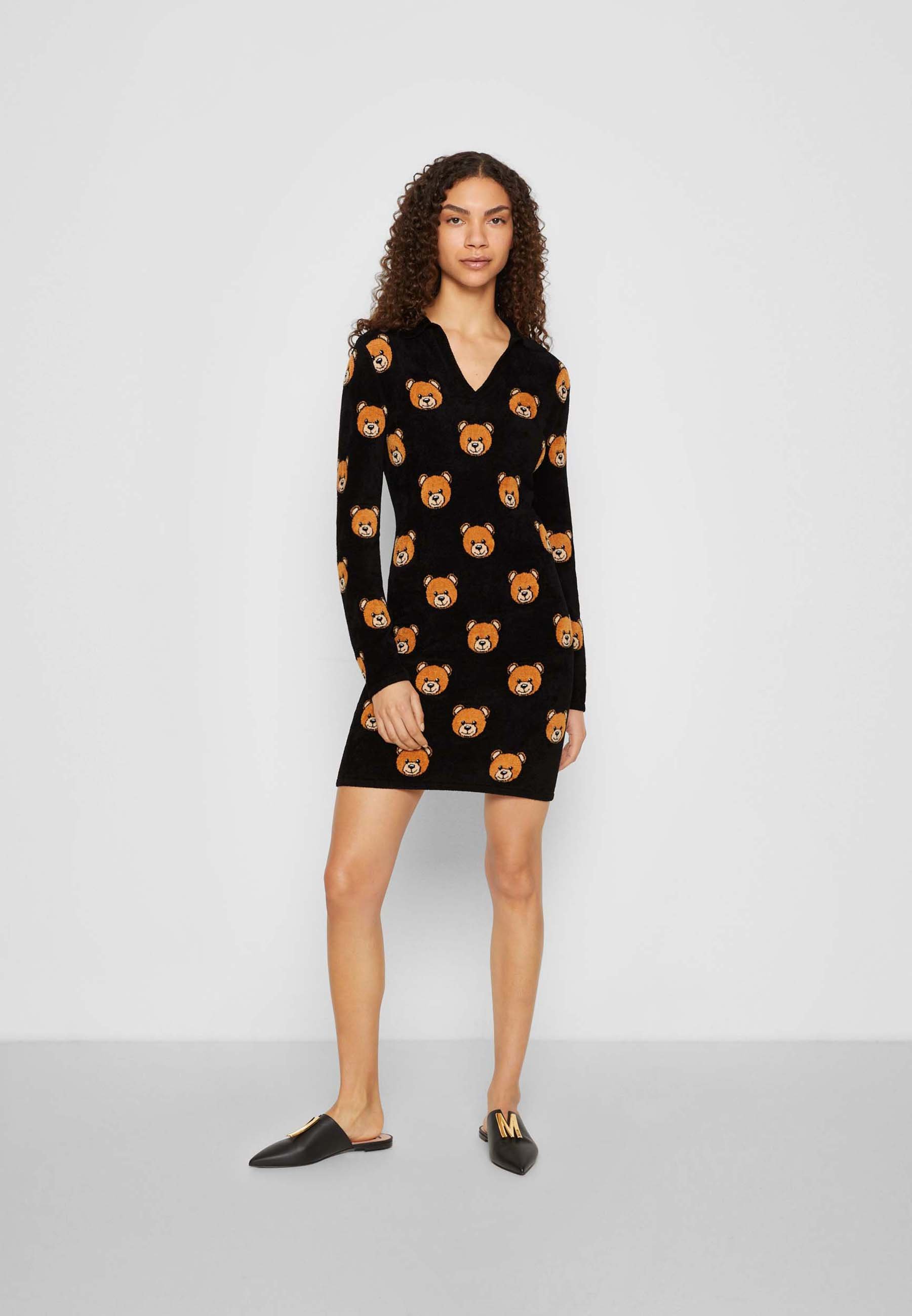 MOSCHINO INTARSIA TEDDY BEAR - Jumper 