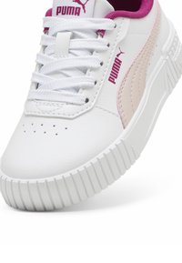Puma SNEAKER CARINA - Sneakers basse - white mauve mist magenta gleam
