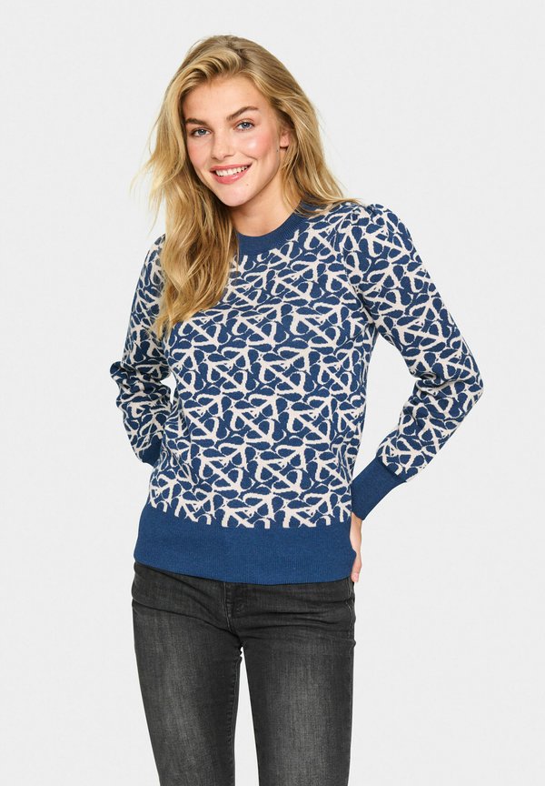 ZICO LS - Strickpullover - titan st feu