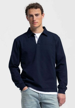 NØLSON, RUGBY POLO - Poloshirt - dark blue