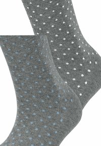 Esprit FINE DOT 2-PACK - Socken - light greymel.