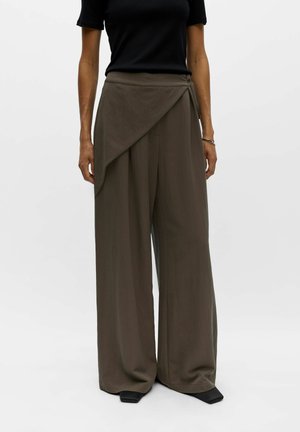Object TROUSERS WRAP SKIRT - Pantalon classique - morel