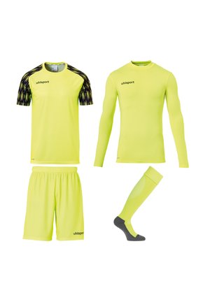 TORWART-SETS REACTION SET - Sports T-shirts - fluo gelb schwarz