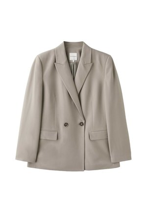 Stradivarius, STRAIGHT BUTTONED BLAZER - Blazer - grey