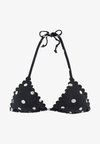Bikini pezzo sopra - schwarz weiß