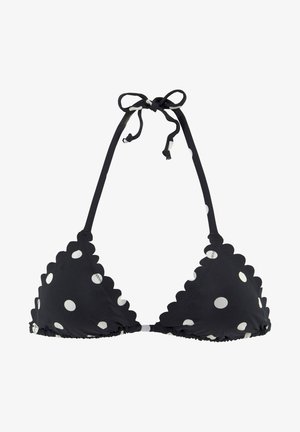 LASCANA, Bikinitop - schwarz weiß