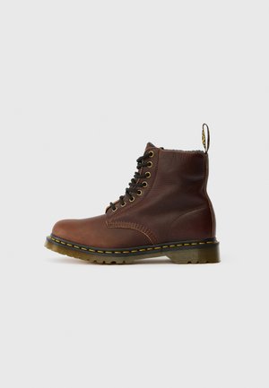 1460 PASCAL UNISEX - Kotníkové boty - dark brown/grizzly
