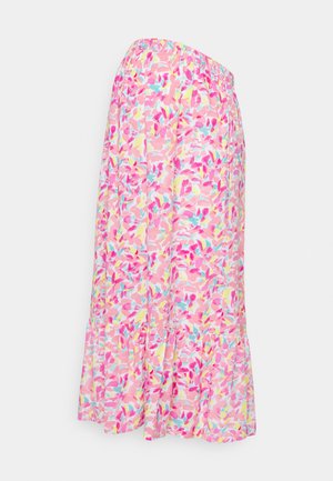 MAMALICIOUS MLCASEY MIDI SKIRT - Pliiatsseelik - begonia pink