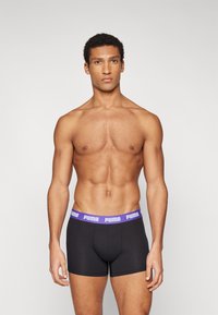 Puma MEN EVERYDAY 3 PACK - Boxer alsónadrág - violet/black