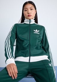 adidas Originals - CLASSIC - Zip-up sweatshirt - mineral green Thumbnail Image 1