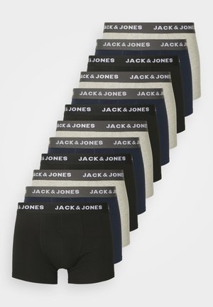 JACSOLID TRUNKS 12 PACK - Onderbroeken - black/navy blazer/light grey melange