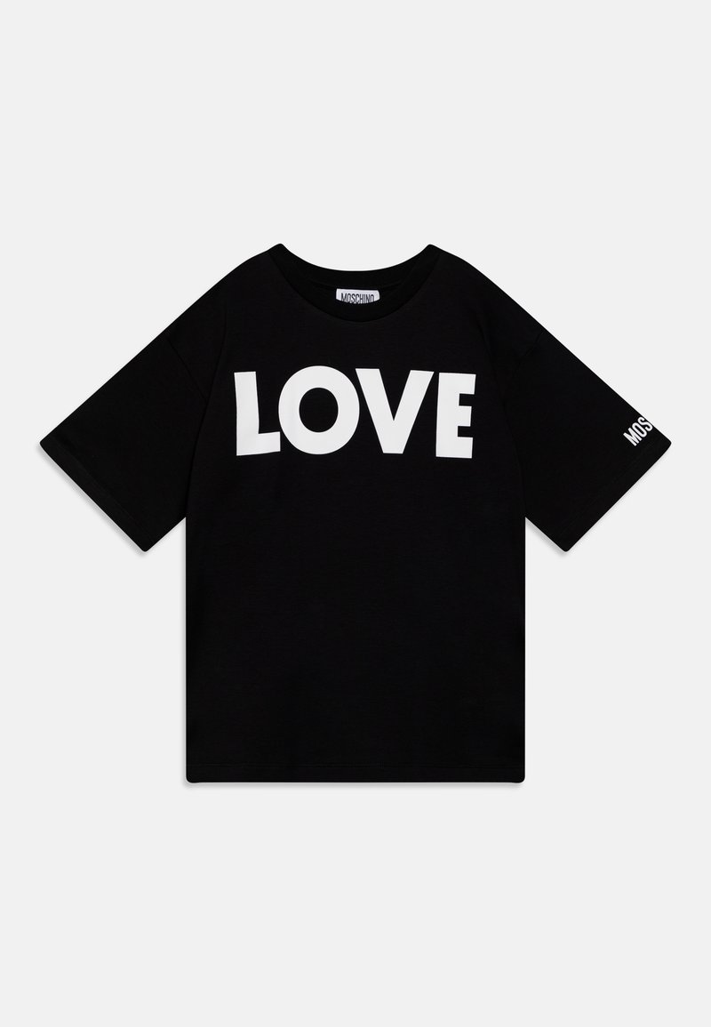 MOSCHINO MAXI  - T-shirt con stampa - nero