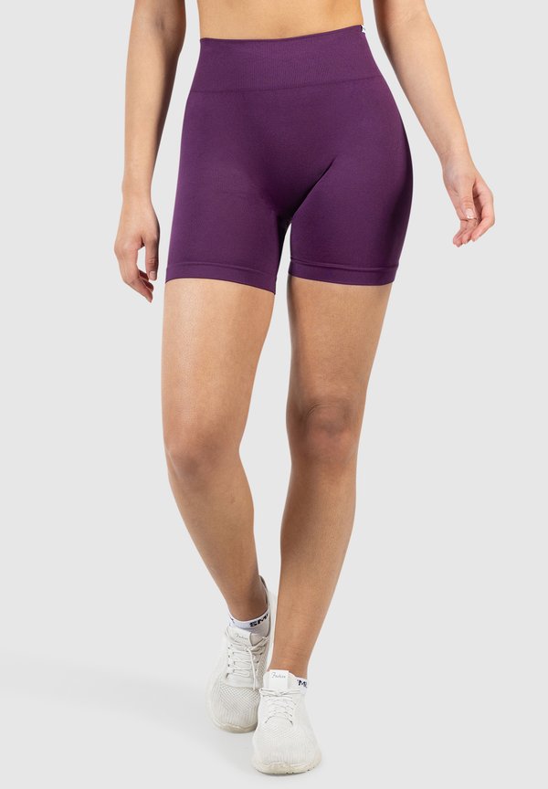 HIGH WAIST SEAMLESS SHORTS HARLY - Tights - violett