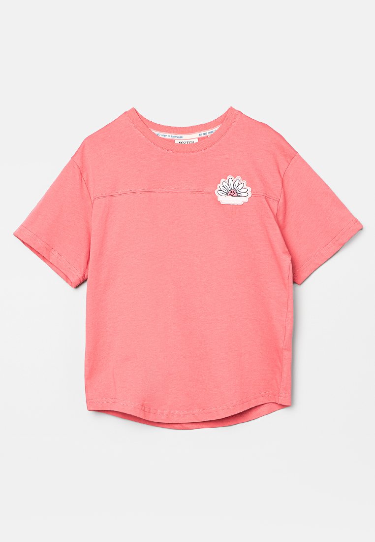 Scotch & Soda T-shirt print koraalrood Scotch & Soda T-shirt print koraalrood