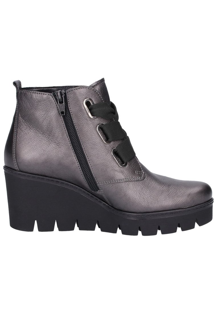 Gabor Enkellaarsjes met sleehak - grey/Grijs - Zalando.nl