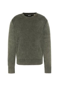 Schott CREWNECK  - Strickpullover - kaki foncé