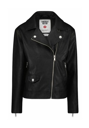 Kunstlederjacke - black
