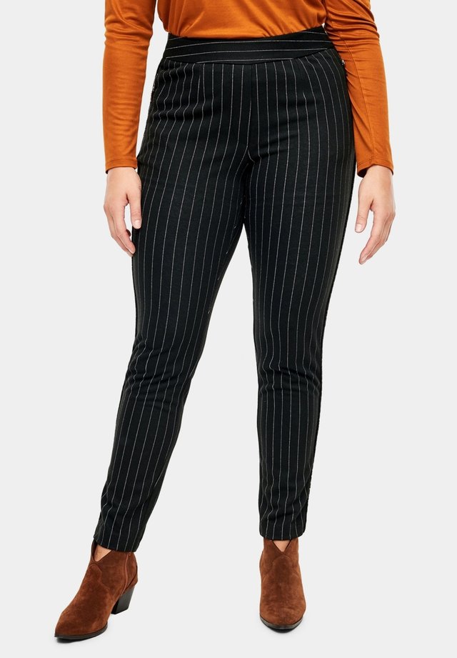 Stoffhose - black