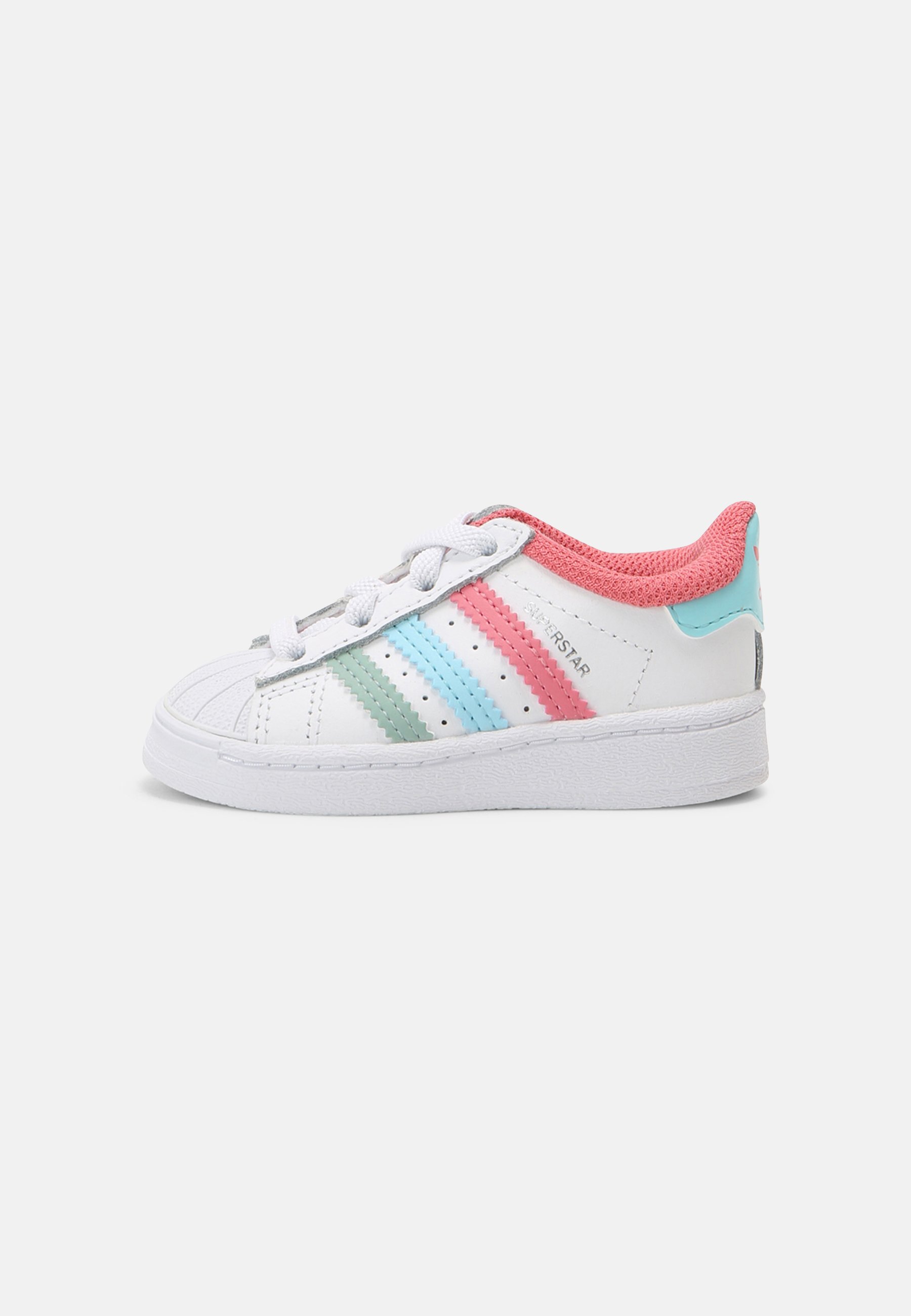 adidas Originals SUPERSTAR UNISEX - Sneakers laag - white/hazy rose/hazy  sky/wit - Zalando.nl
