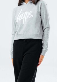 Hype SCRIPT - Jersey con capucha - grey
