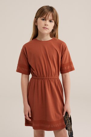 WE Fashion Dnevna haljina - cinnamon brown