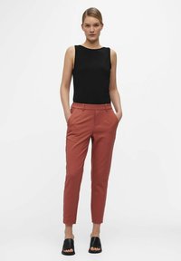 Object LISA SLIM NOOS - Broek - redwood