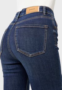 Stradivarius Džínsy skinny fit - dark blue