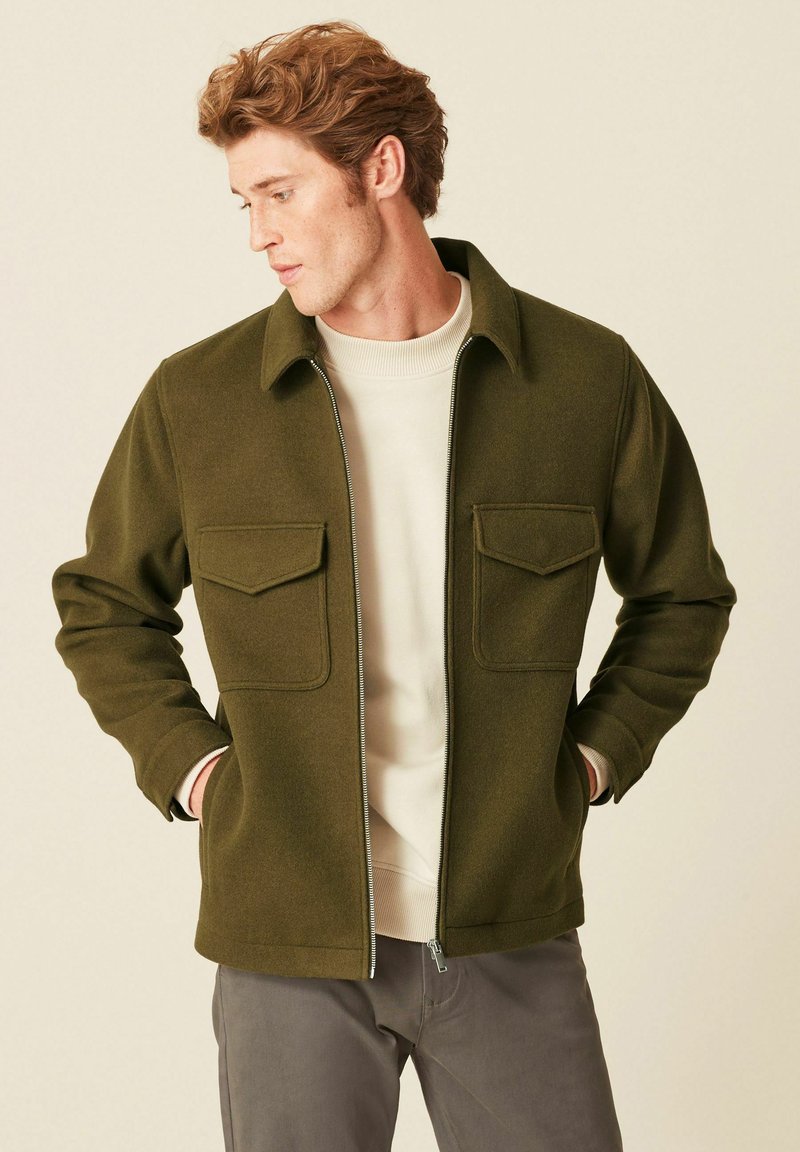 Next TRUCKER - Overgangsjakke - olive green