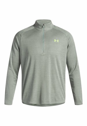 Under Armour, TECH TEXTURED - T-shirt à manches longues - silica green