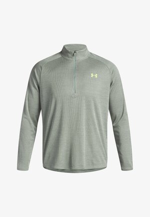Under Armour, TECH TEXTURED - T-shirt à manches longues - silica green