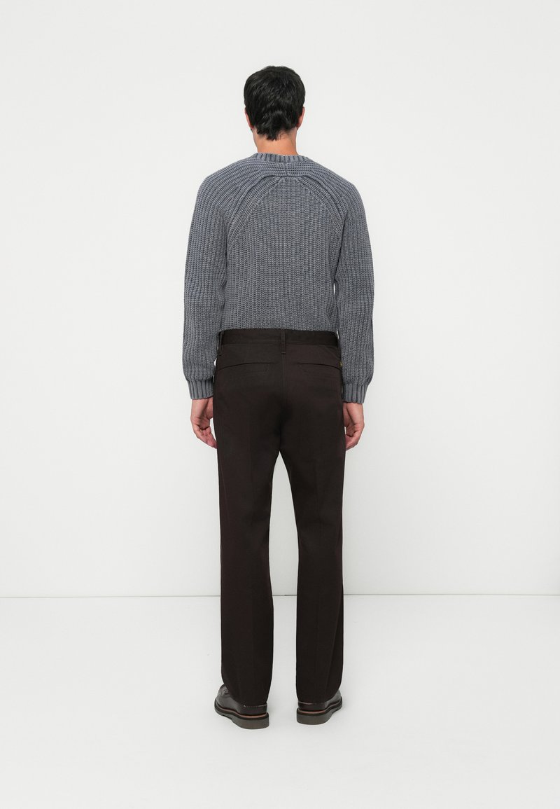 Sweater Black Shirt Brown Chinos Selected Homme SLHHENNY RELAXED