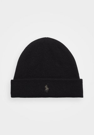 Polo Ralph Lauren WASHABLE CASHMERE BEANIE - Bonnet - black
