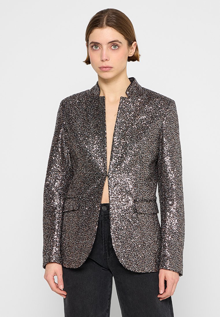 Scotch & Soda Blazer zilverkleurig