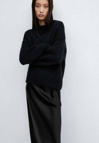 Mango Gonna a campana - black