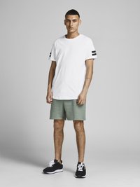 Jack & Jones JCOBORO TEE CREW NECK - T-shirts print - white