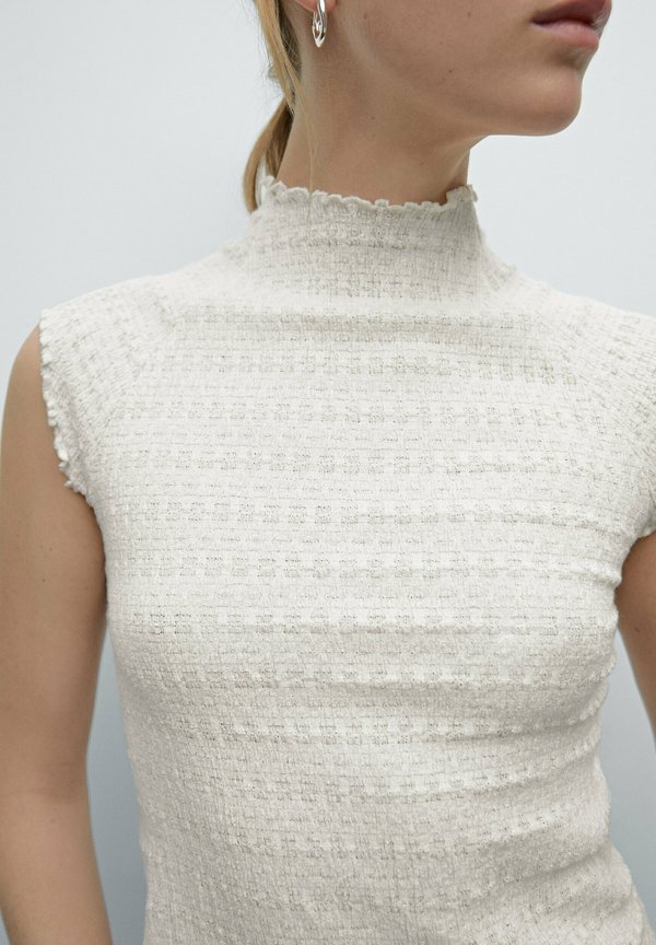 TEXTURED RAGLAN SLEEVE  - Blouse - beige4