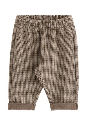 Lindex, LINDEX CHECKED TROUSERS LINDEX UNISEX - Housut - light dusty brown