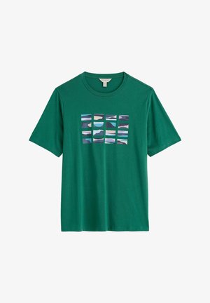 Seasalt Cornwall, SEASALT CORNWALL MIDWATCH T-SHIRT - Trükipildiga T-särk - mini scenes ruscus leaf
