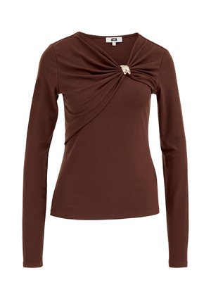 WE Fashion, WE FASHION - T-shirt à manches longues - cinnamon brown