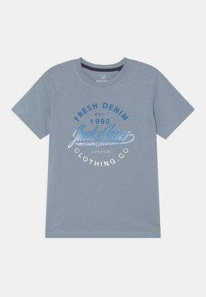 JJFRESH TEE JR - T-shirt print - dusty blue