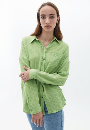 WITH POCKET - Button-down blouse - herbal garden