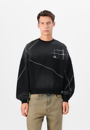 CHALK UNISEX - Sweatshirt - black