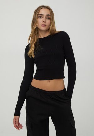 CROP - Maglione - nero