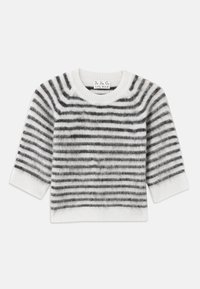 VERONA BRUSHED TEE - Trui - cream/grey melange